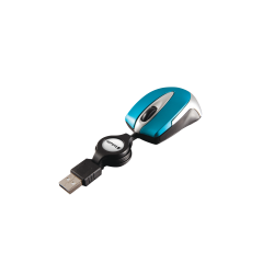 VERBATIM Go Mini Optical Travel Mouse Caribbean Blue