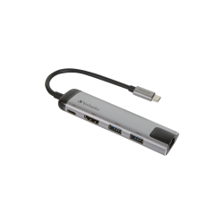 VERBATIM USB-C Multiport Hub USB 3.1 GEN1 3.0x2 HDMI RJ45