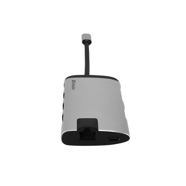 VERBATIM USB-C Multi Hub USB 3.1 GEN1 3.0X3 HDMI SDHC RJ45