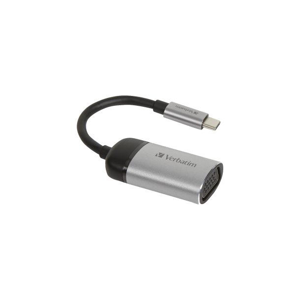 VERBATIM USB-C to VGA Adapter USB 3.1 GEN1 VGA 10cm Cable