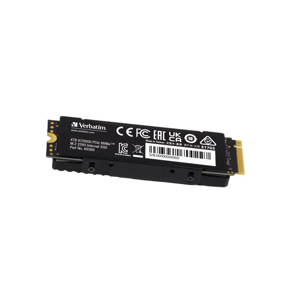 VERBATIM Vi7000G PCIe4 NVMe M.2 SSD 4TB