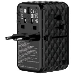 VERBATIM Charge Travel Adapter Diamond 85W Ret Cable CNT-02