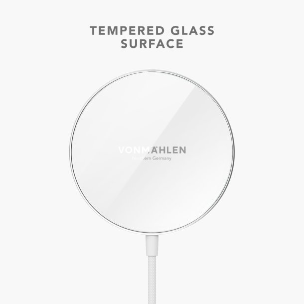 Aura Mini - The Magnetic Wireless Charging Pad, White