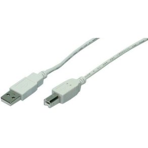 LogiLink USB 2.0 A-B Cable, Grey (3m)