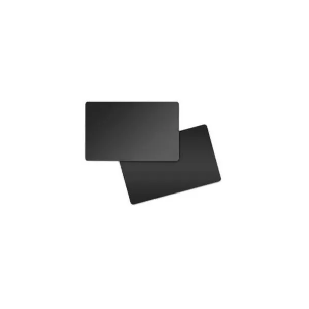 Zebra blank black 0,30mm thick cards, food safe, (500)