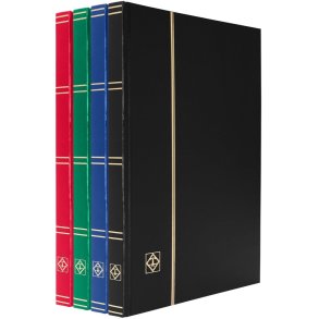 Klassisk frimrkealbum | Basic | A4 | 32 sorte sider |