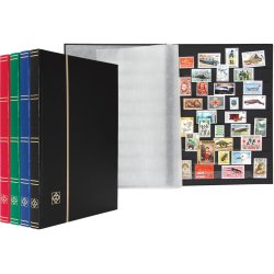 Klassisk frim�rkealbum | Basic | A4 | 32 sorte sider |