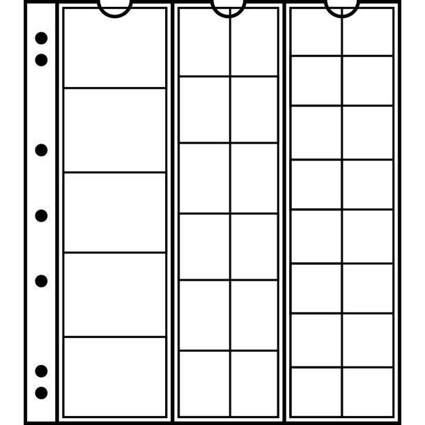 NUMIS m�ntlommer | Numis 33 | 5stk |