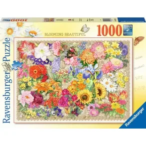 Ravensburger Puslespil | 1000 Brikker | Blooming Beautiful |