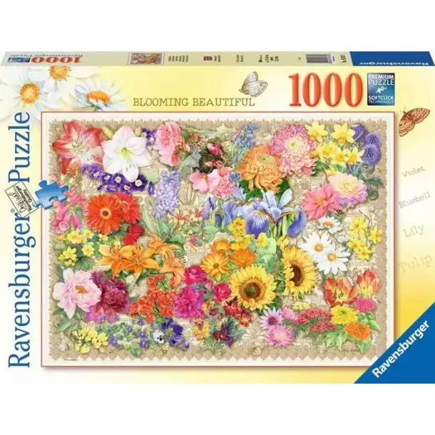 Ravensburger Puslespil | 1000 Brikker | Blooming Beautiful |