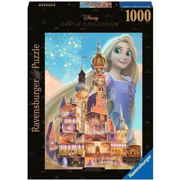Ravensburger Puslespil | 1000 Brikker | Disney Rapunzel Castle |
