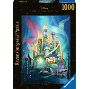 Ravensburger Puslespil | 1000 Brikker | Disney Ariel Castle |