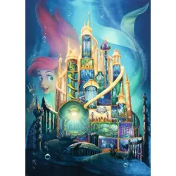 Ravensburger Puslespil | 1000 Brikker | Disney Ariel Castle |