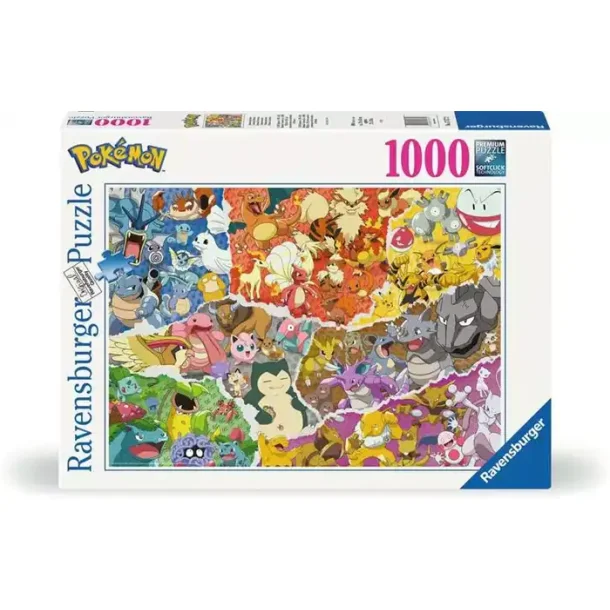 Ravensburger Puslespil | 1000 Brikker | Pokmon Adventure |