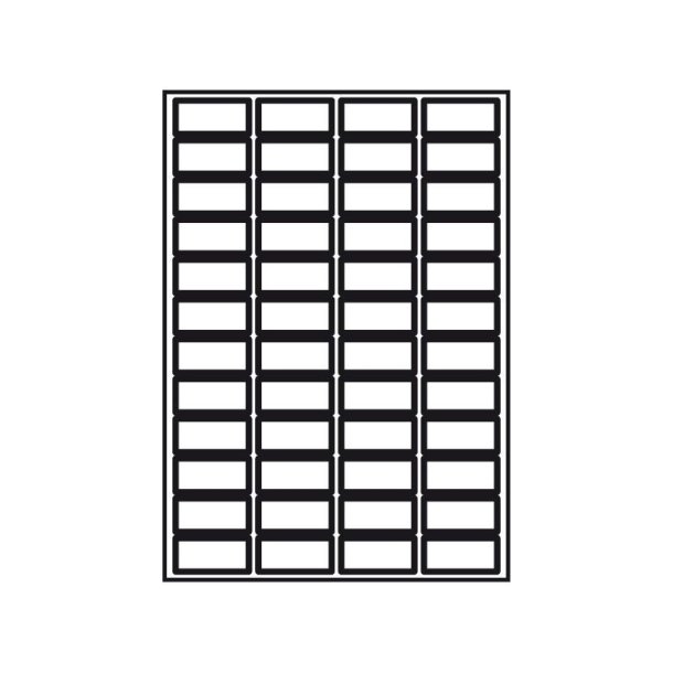 BNT Etiketter | 48 pr ark | 48x24mm | 100stk |