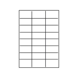 BNT Etiketter | 24 pr ark | 63,5x33,9mm | 100stk |