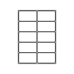 BNT Etiketter | 10 pr ark | 99,1x57mm | 100stk |