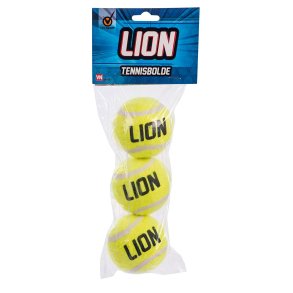3xTennisbolde Lion