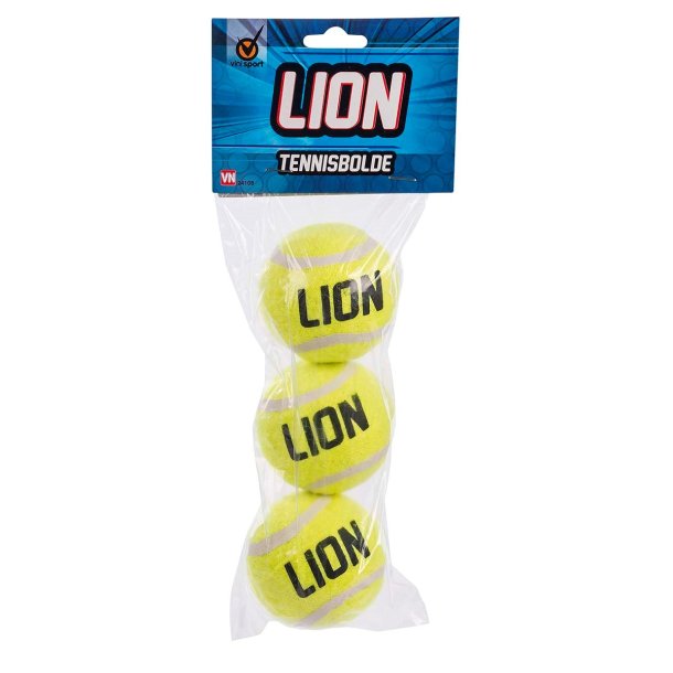 3xTennisbolde Lion