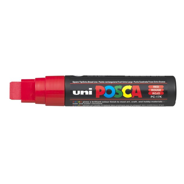 Uni posca marker 17k red