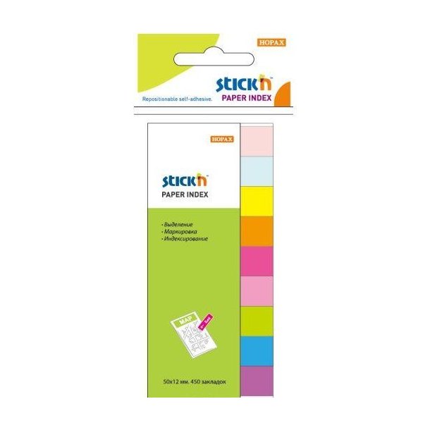 Indexfilkar | 50x12mm | Rainbow |