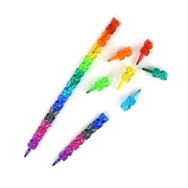 Stacking Crayons | Bear 10 colors |