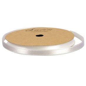 Satinbnd | 3mm | 10m | Hvid |