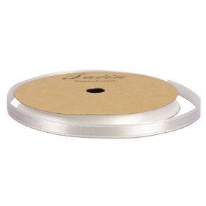 Satinbnd | 10mm | 10m | Hvid | 