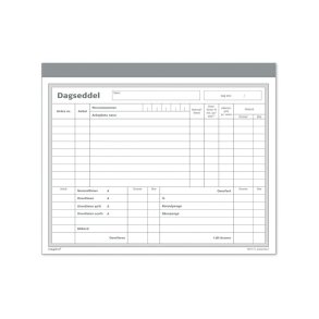 Mayland Dagseddel | 2 x 50 sider m/kopi |