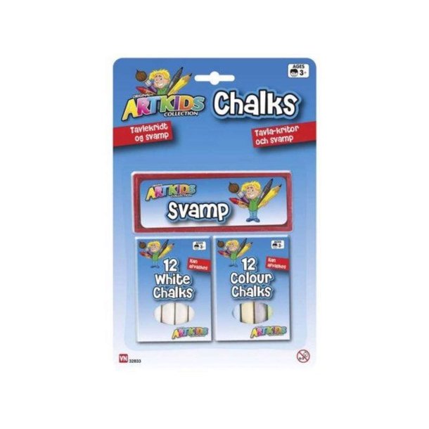 Artkids Kridt + Svamp 