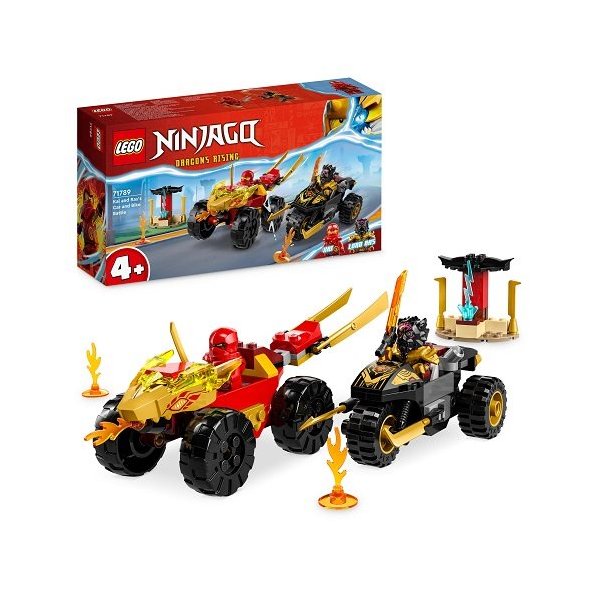 LEGO | 71789 | Kai og Ras' bil- og motorcykelkamp |