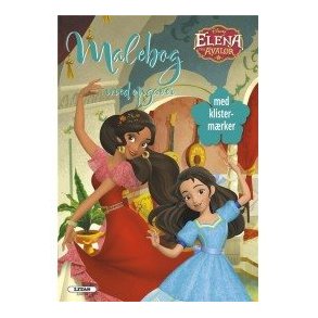 Elena fra Avalor - malebog med opgaver og klistermrker