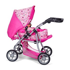 Dukkevogn Med Lift | Pink |