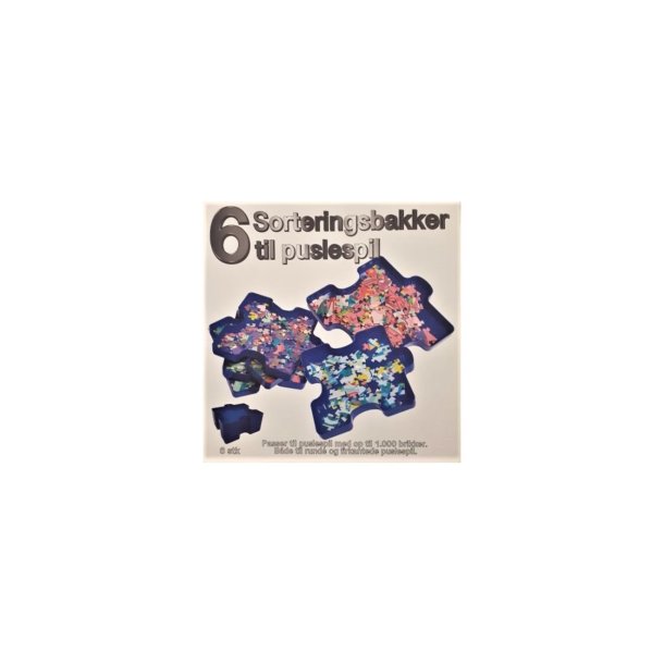 Sorteringbakke til puslespil bl�