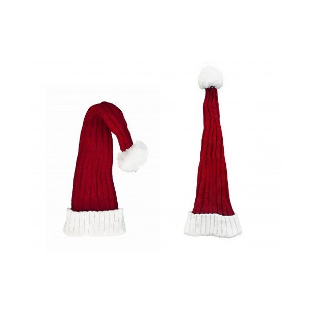 Nissehue SH2 Coarse knit | R�d/Hvid |