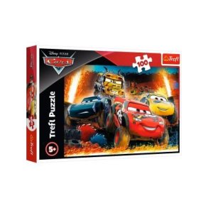 Puzzle | Cars, extreme race | 100 Brikker |