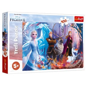 Puzzle | Frozen, Magic of frozen | 100 Brikker |