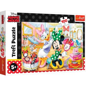 Puslespil | Disney, Minnie in beauty  | 100 Brikker |