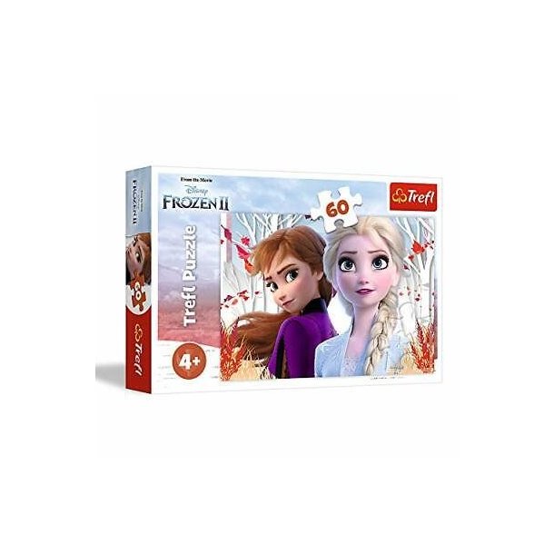 Puzzle | Frozen, Anna &amp; Elsa | 60 Brikker |