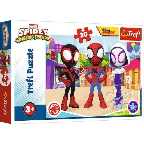Puzzle | The adventures of Spidey | 30 Brikker |