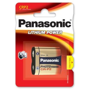 Panasonic CR-P2 Lithium 6V Batteri
