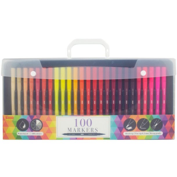 100 Markers - 100 Farver