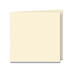 Kvadrat Dobbeltkort 5-pakke Elfenben