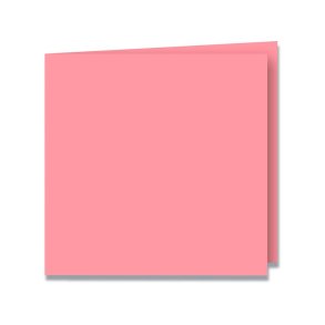 Kvadrat Dobbeltkort 5-pakke Rosa