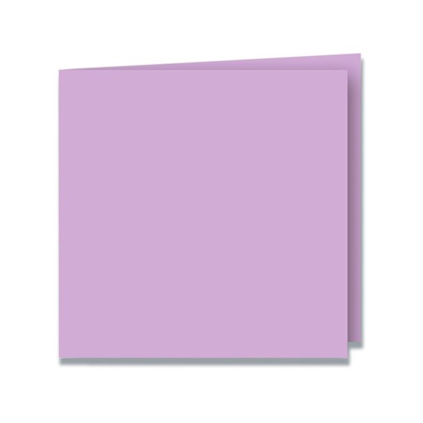 Kvadrat Dobbeltkort 5-pakke Lys Lilla