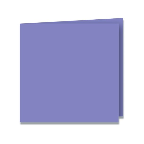 Kvadrat Dobbeltkort 5-pakke Lilla