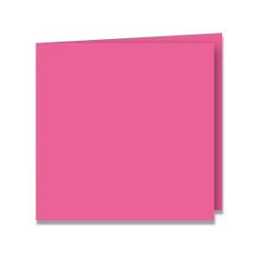 Kvadrat Dobbeltkort 5-pakke Cerise