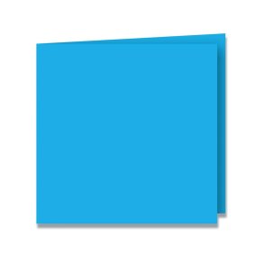 Kvadrat Dobbeltkort 5-pakke Azurbl�