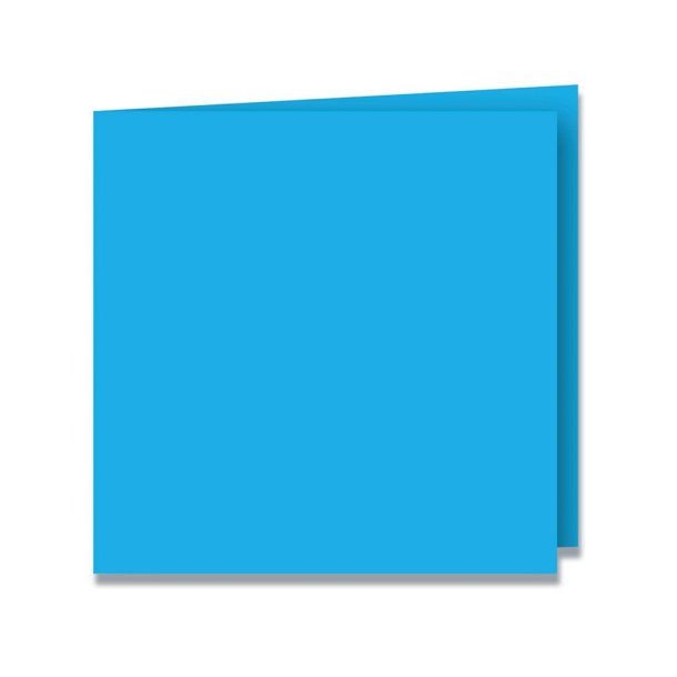 Kvadrat Dobbeltkort 5-pakke Azurbl�