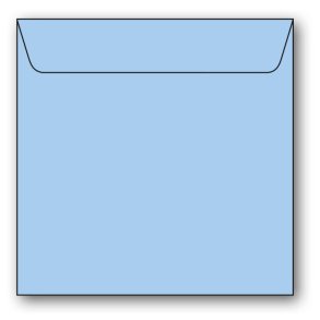 Kvadratiske Kuverter 5pk Lys Bl